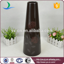 H40cm schwarze moderne Keramik billige Dekoration Vasen